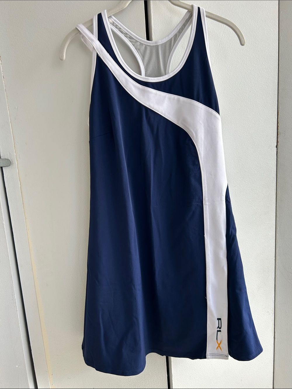 Ralph Lauren Navy and White Racerback Sports Dress